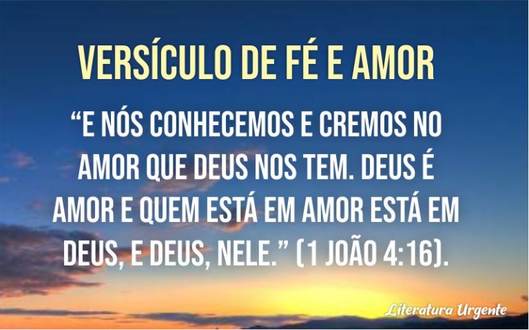 Versículos de fé: esperança e confiança em Deus