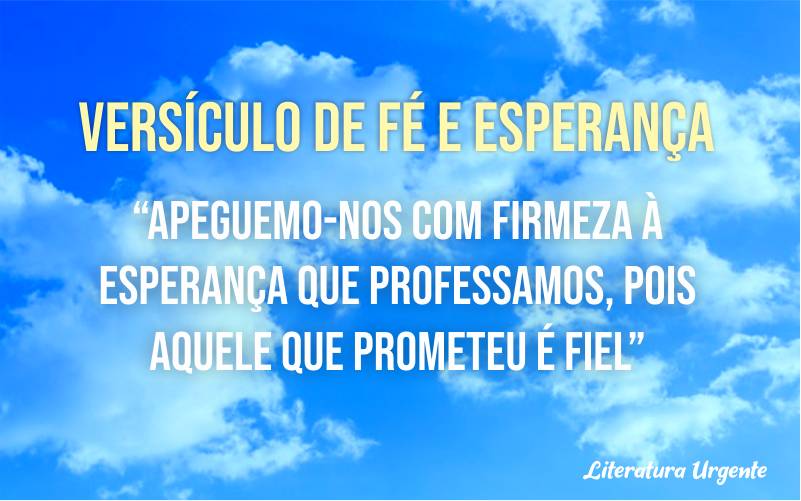 Versículos de fé e esperança