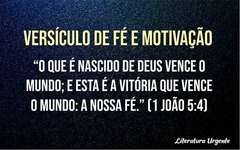 Versículos de fé e motivação