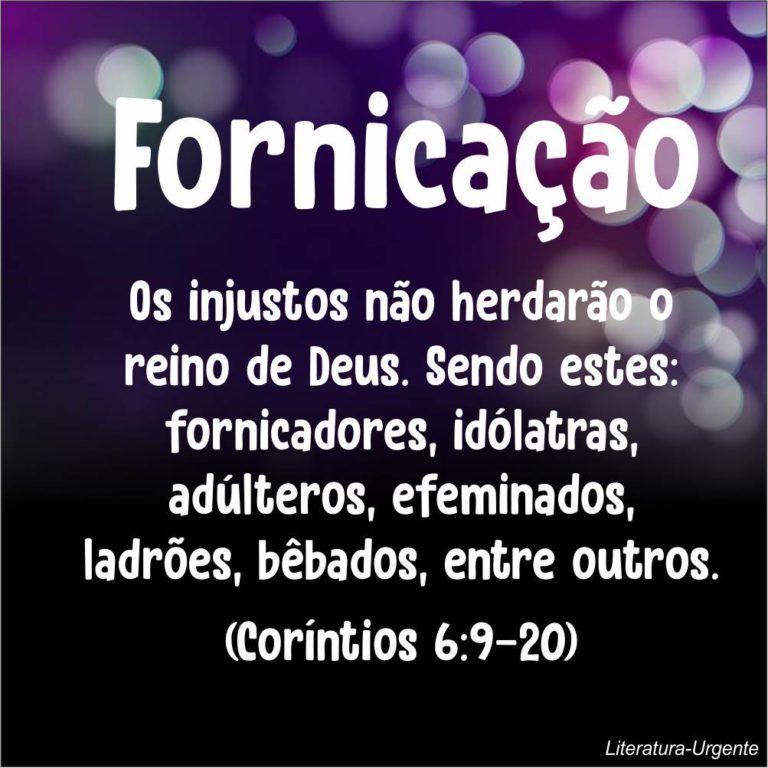Fornicação x Bíblia: afinal, fornicar tem perdão?