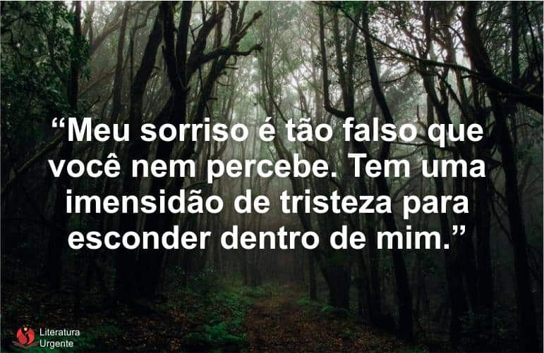 Frases tristes para status por conta de um momento difícil